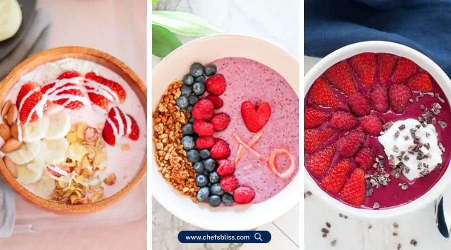 valentine's day smoothie bowl recipes
