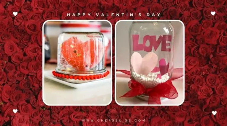 valentine’s day snow globe making ideas