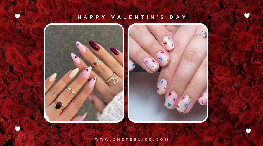 valentine’s day soft romantic nail ideas