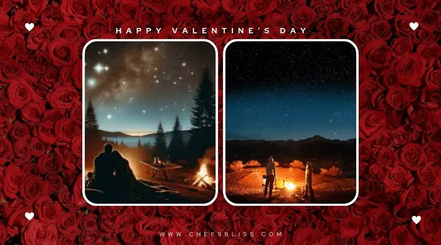 valentine’s day stargazing by the fire ideas