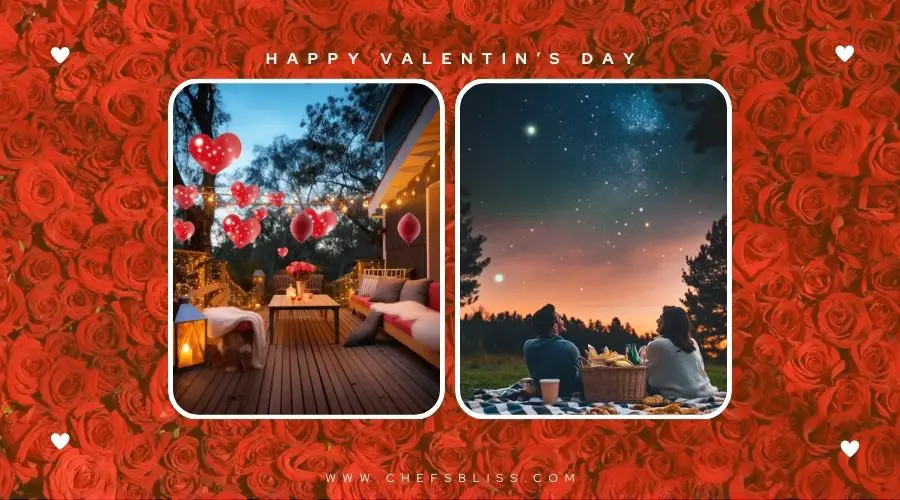 valentine’s day starry night picnic ideas