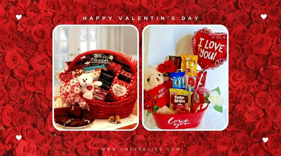 valentine’s day sweet gift basket ideas