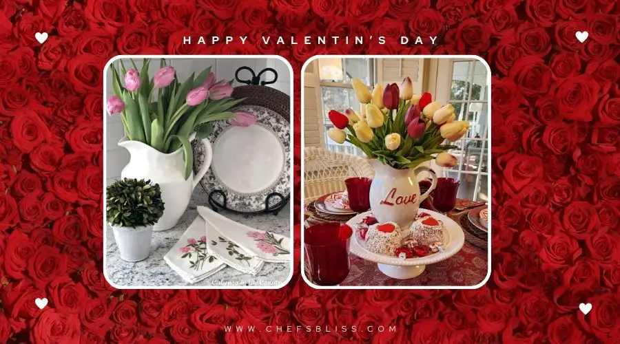 valentine’s day tulip decor ideas