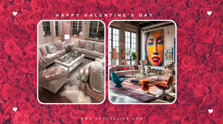 valentine’s day urban loft decor ideas