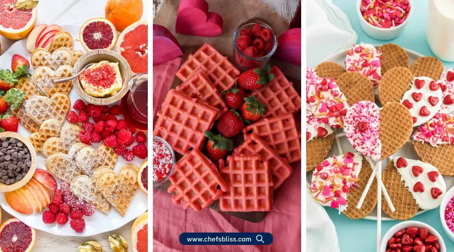 valentine's day waffle recipes