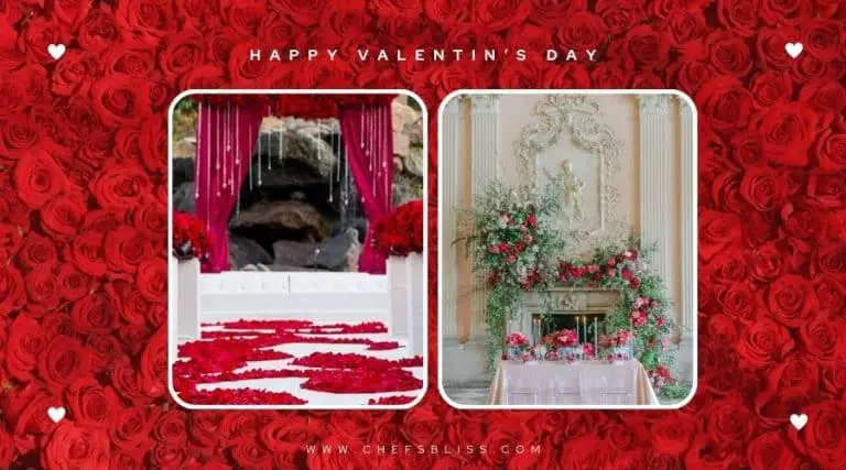 valentine’s day wedding decor ideas