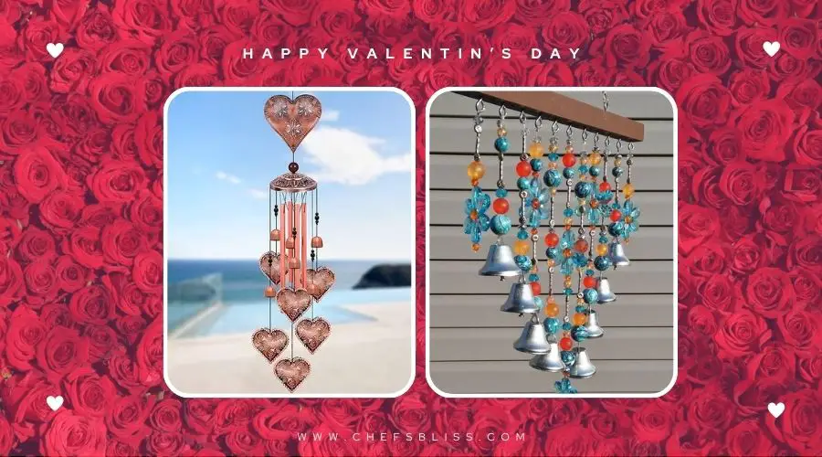 valentine’s day wind chime decor ideas