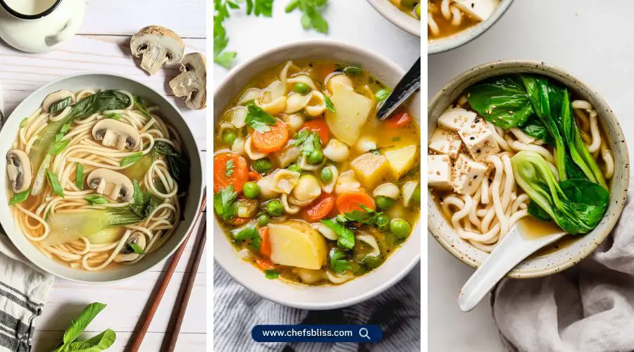 vegetable noodle soup recipes