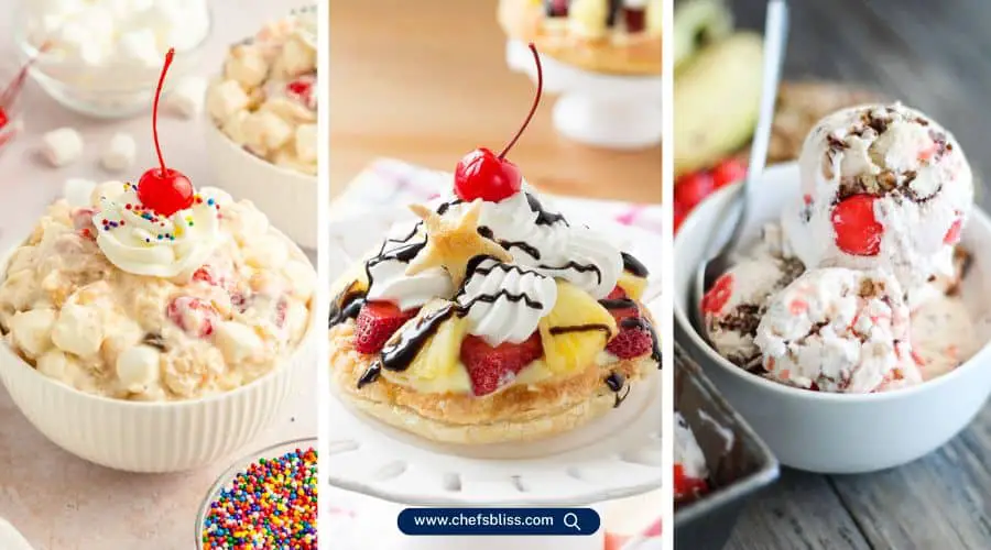 banana split ice cream dessert recipes