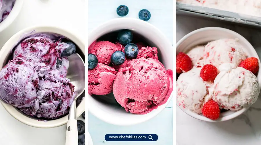 berry ice cream maker recipes