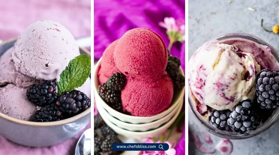 blackberry ice cream maker recipes