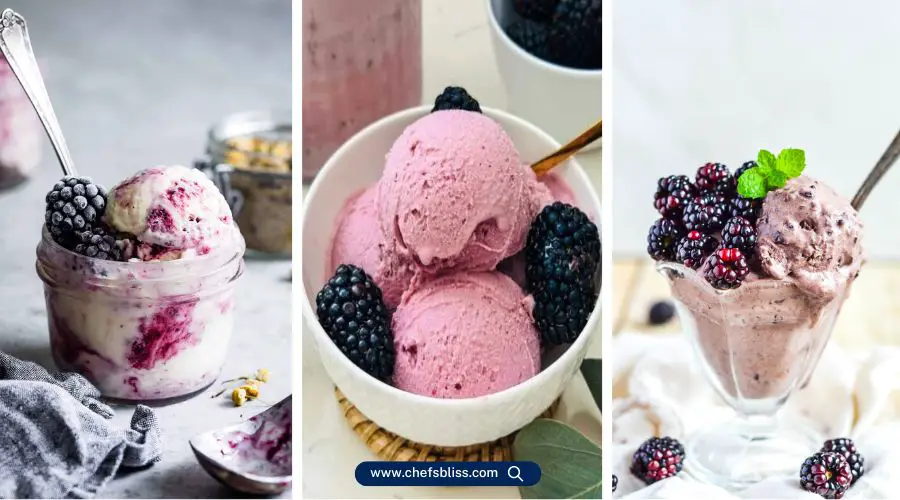 blackberry ice cream recipes