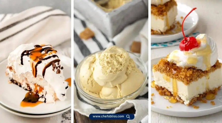 caramel ice cream dessert recipes