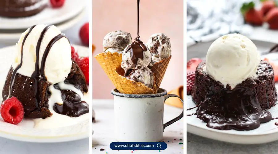 chocolate cake and ice cream recipes