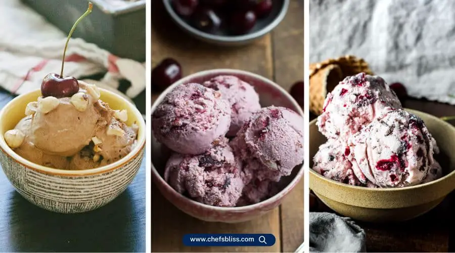 chocolate cherry ice cream recipes