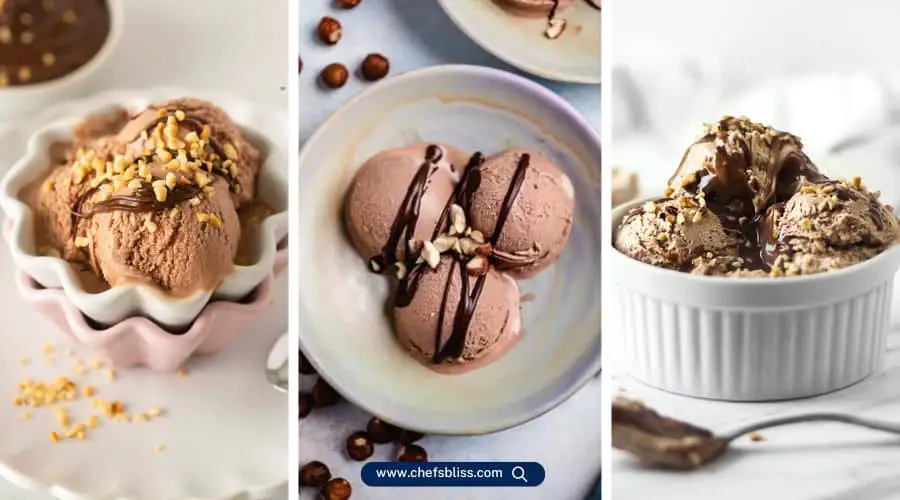chocolate nutella ice cream recipes