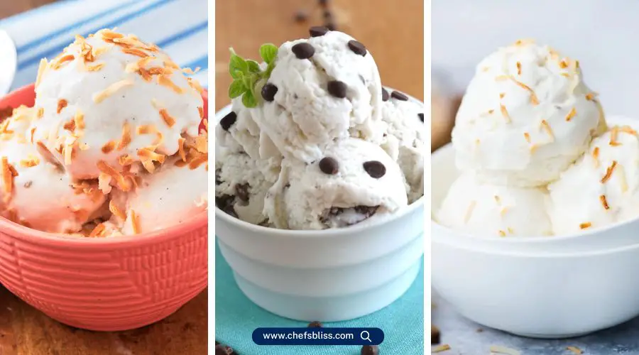 coconut cream ice cream recipes