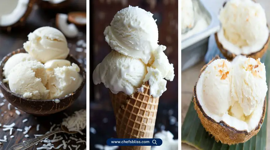 coconut ice cream recipes