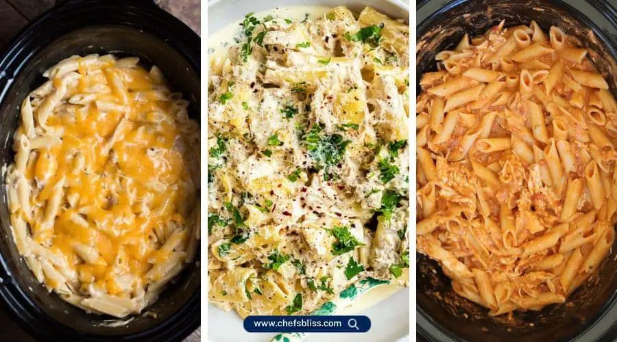 crockpot alfredo pasta recipes