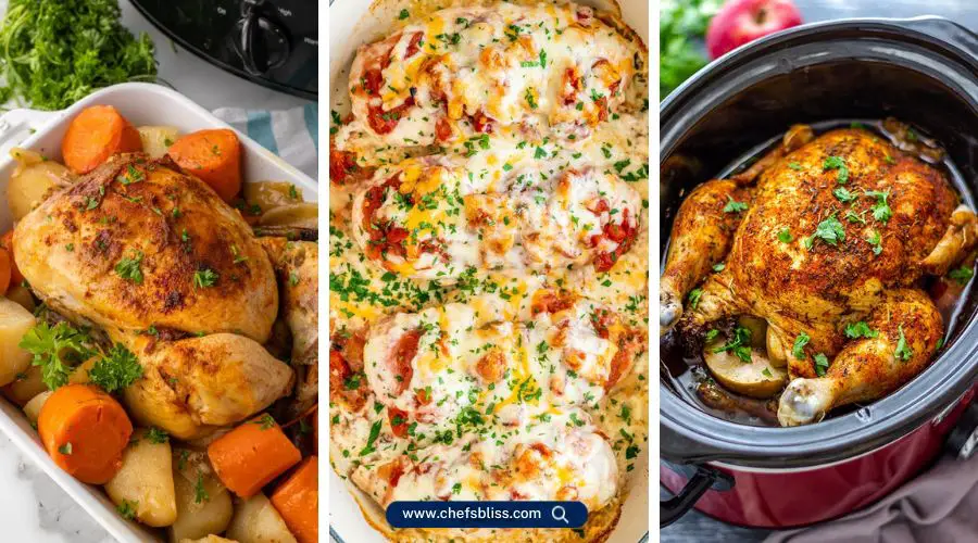 crockpot baked chicken recipes