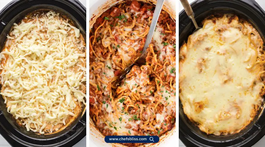 crockpot baked spaghetti recipes