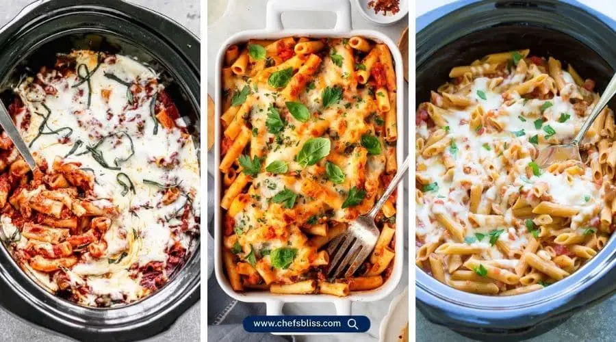 crockpot baked ziti recipes