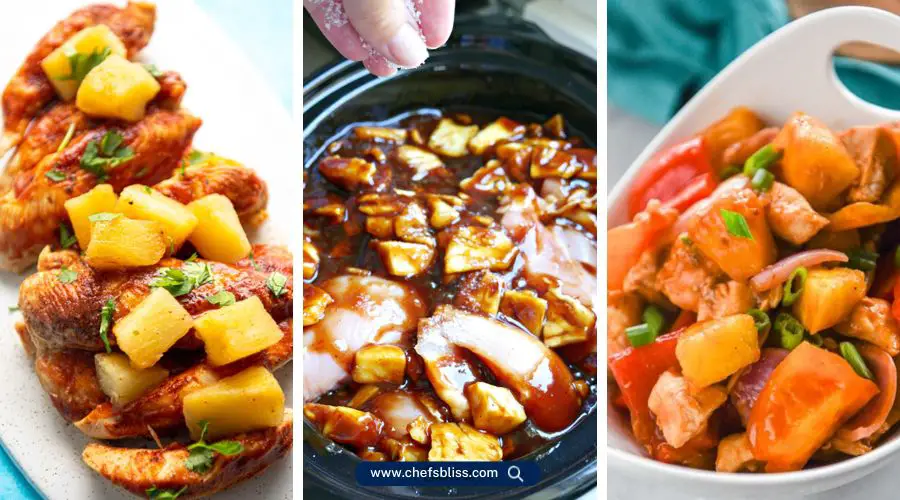 crockpot bbq pineapple chicken recipes