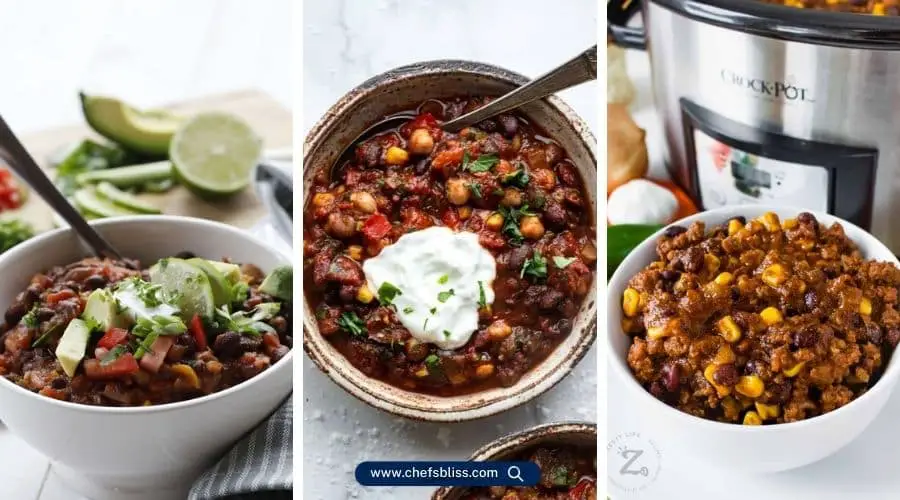 crockpot black bean chili recipes