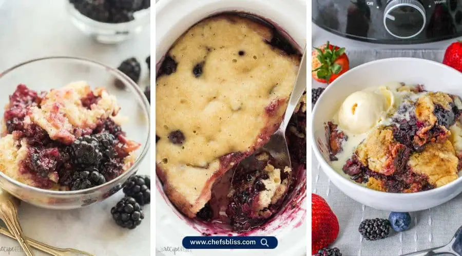 crockpot blackberry cobbler recipes