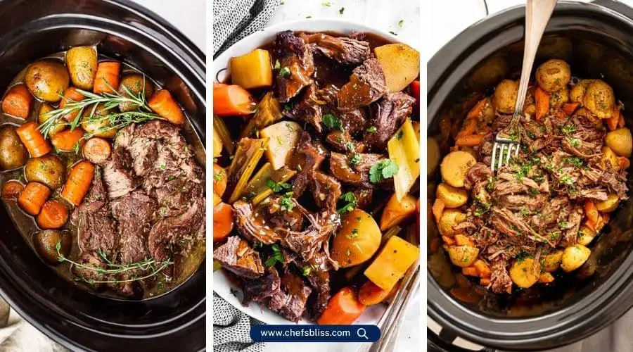 crockpot blade roast recipes