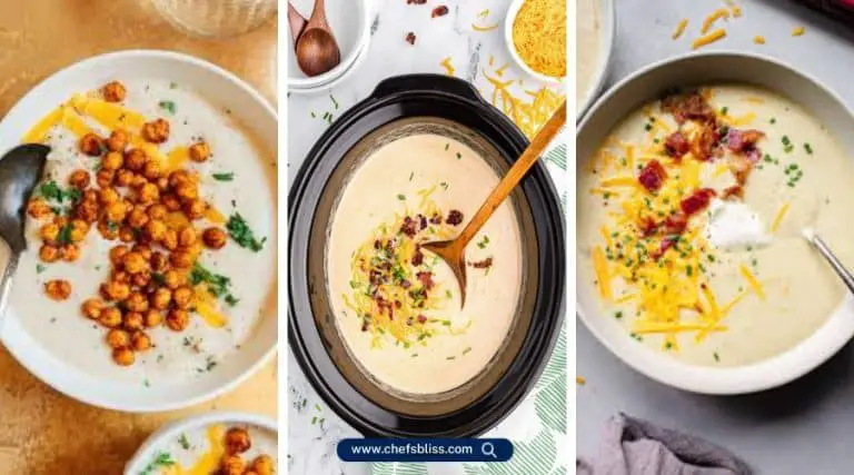 crockpot cauliflower soup recipes