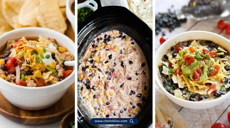 crockpot chicken black bean recipes