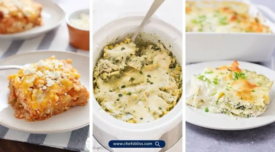crockpot chicken lasagna recipes