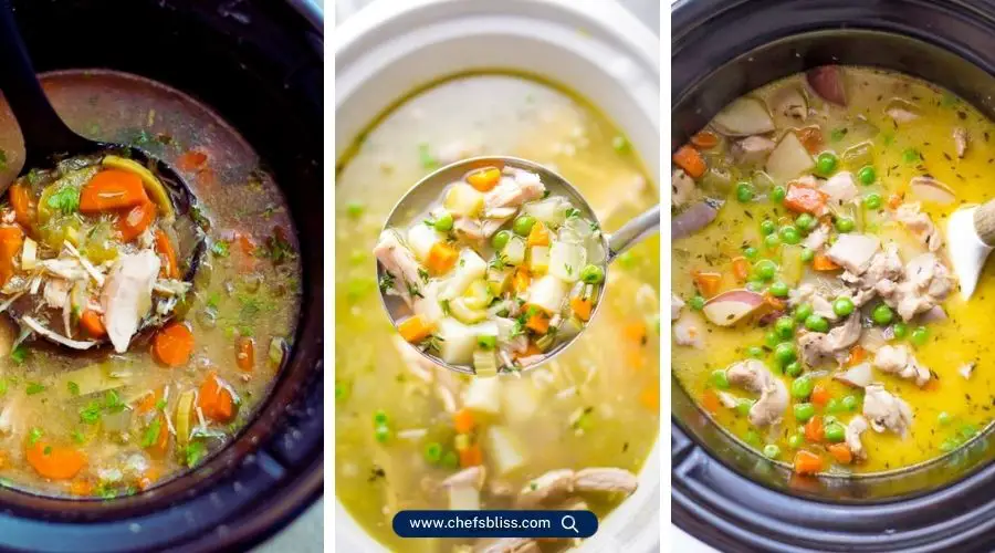 crockpot chicken vegetable soup recipes