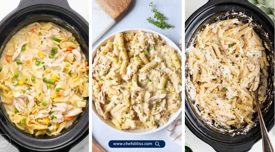 crockpot creamy chicken pasta recipes