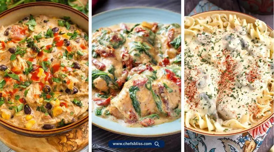 crockpot creamy chicken recipes