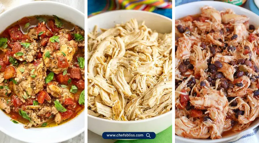 crockpot diced chicken recipes