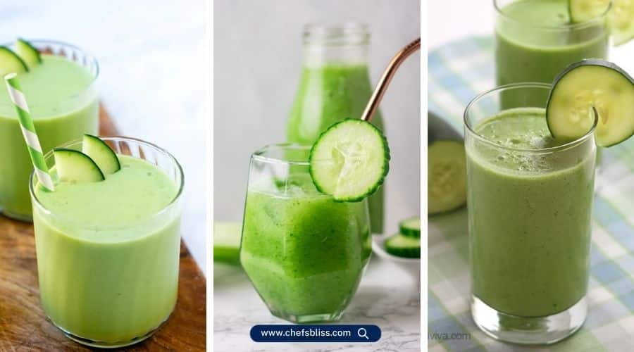 cucumber blender recipes