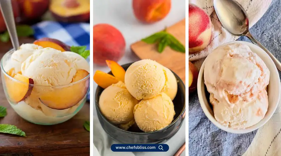 cuisinart peach ice cream recipes