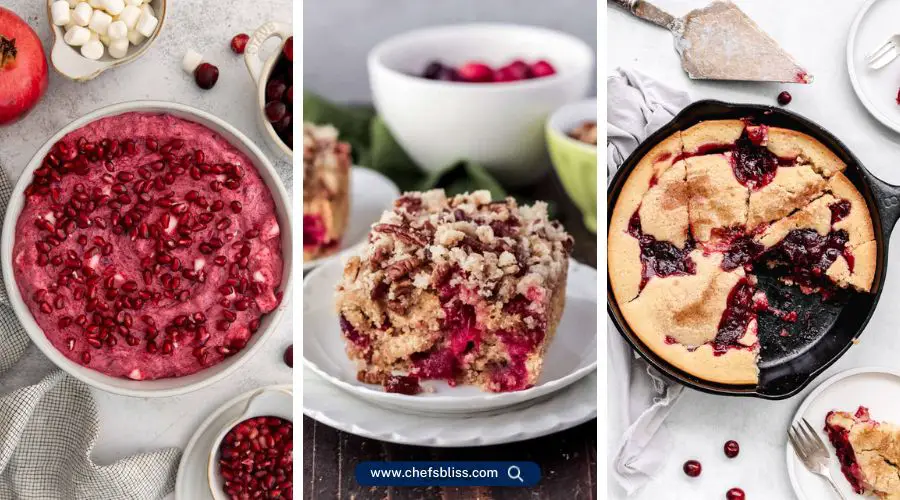 dairy free cranberry recipes