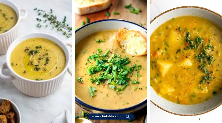 dairy free leek potato soup recipes