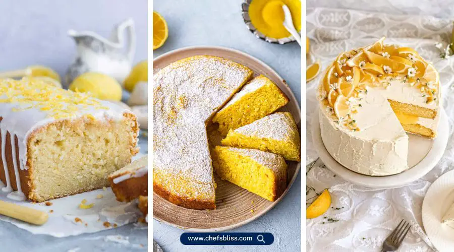 dairy free lemon cake recipes