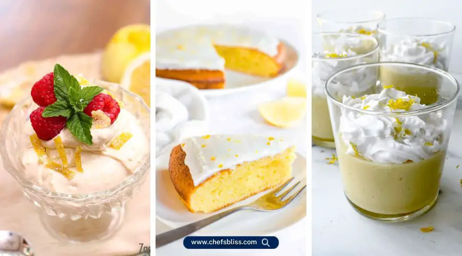 dairy free lemon dessert recipes