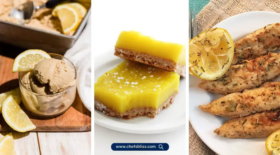 dairy free lemon recipes