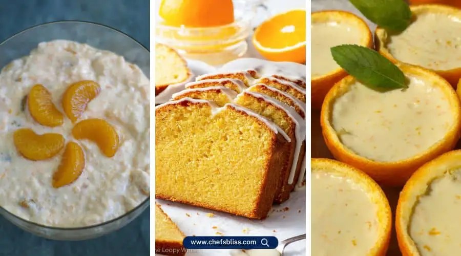 dairy free orange dessert recipes