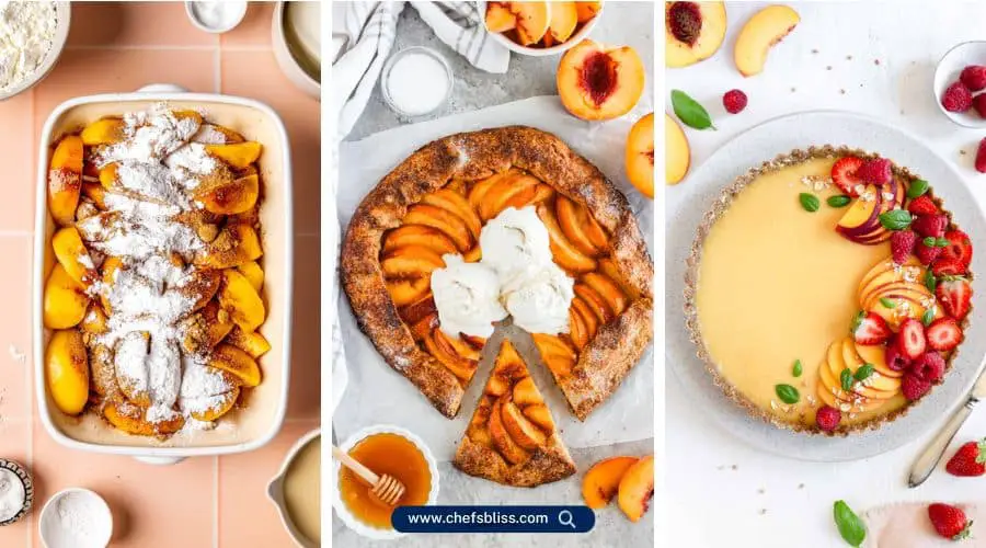 dairy free peach recipes