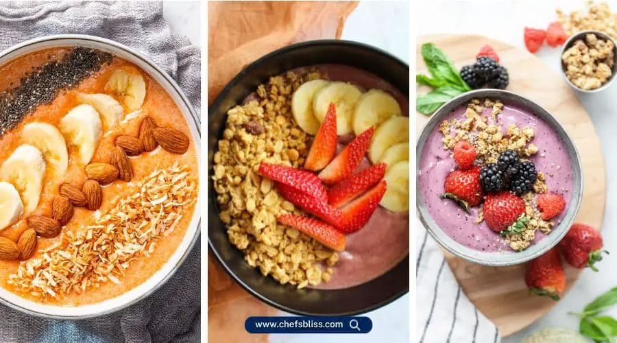 dairy free smoothie bowl recipes