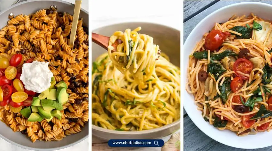 dairy free vegetarian pasta recipes