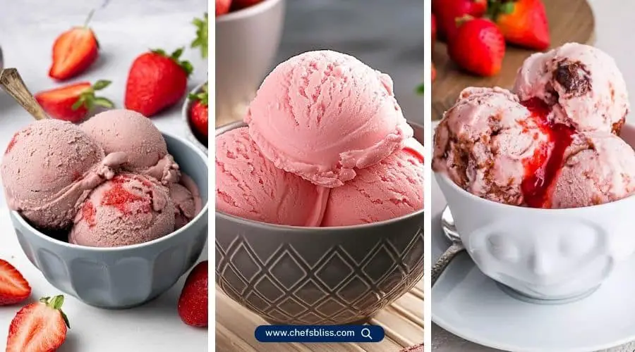 fresh strawberry ice cream recipes