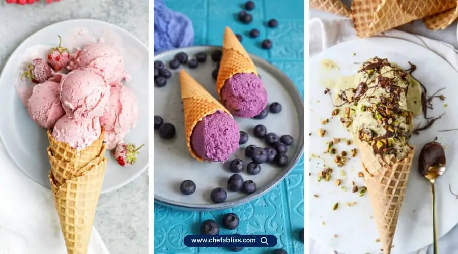 gourmet ice cream cone recipes